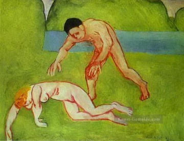 Satyr und Nymphe nackt 1909 abstrakte fauvism Henri Matisse Ölgemälde